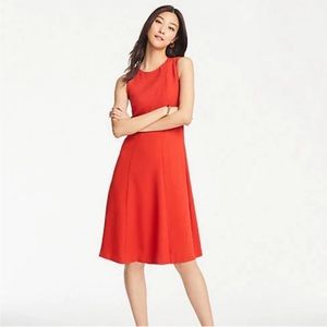 🎈ANN TAYLOR 🌹 Red Sleeveless Dress NWT Size 2